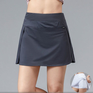 Factory Price 2 in 1 Tennis Skirts Women Lightweight <strong>Running</strong> Yoga Dance Workout Clothing <strong>Skorts</strong> - Product Image 3