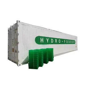 Fully Automated Hydroponics Green Fodder Growing Machine Price