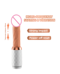 Masturbations-Sexmaschine für Frauen Lesbische Sexspielzeuge, Riesiger Penis-Dildo-Automat mit Automatischer Heizung und Teleskopfunktion - Product Image 3