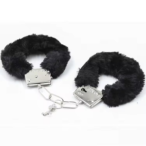 <b>BDSM</b> Bondage <b>Restraint</b> Faux Fur Hand Cuffs Wrist Cuffs Ankle Cuffs for Adult Foreplay - Product Image 2