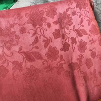 Tissu en satin de soie de mûrier pur italien, jacquard, pour vêtements de nuit, robes abaya, hijab et robes de cérémonie