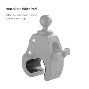 Vehicle Round Tube Tough-Claw Quick Release Clamp Base With 1" Ball Head Compatible with 1.02'' to 2.4" Round Tubes VIN-B-DZJ03 - Product Image 3