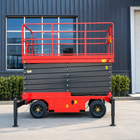 Plateforme de travail aérienne mobile à ciseaux hydraulique, équipement d'élévation verticale remorquable, fourni directement par l'usine