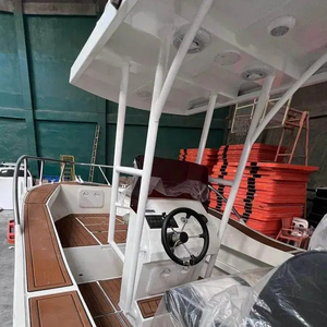 Vente d'usine - Bateaux à cabine en aluminium de qualité marine de 6 m, coque en V profonde, certifiés CE, yachts à moteur pour la pêche et les loisirs - Product Image 3