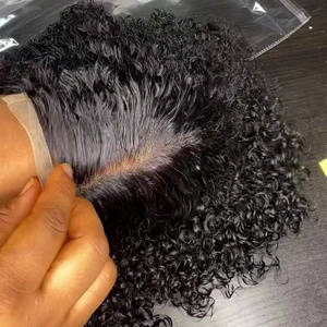 5 Sao Nhà Cung Cấp Tốt Nhất 13X4 Hd Ren Phía Trước Tóc Giả Nguyên Liệu Tóc Con Người Mũ Nhỏ Tóc Giả Nguyên Miến Điện Đền Tóc 40 Inch Nguyên Ấn Độ Tóc Giả Tóc - Product Image 6