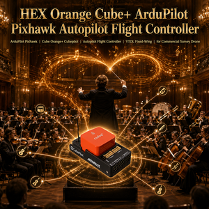 Controlador de Vuelo HEX Orange Cube+ Set Estándar Ardupilot Pixhawk Cubepilot para Drones y Aviones - Product Image 1