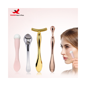 Aplicador de Crema Facial de Silicona, Jade y Metal, con Logotipo Personalizado, Precio Bajo, Venta al Por Mayor, para Maquillaje y Cosméticos - Product Image 4