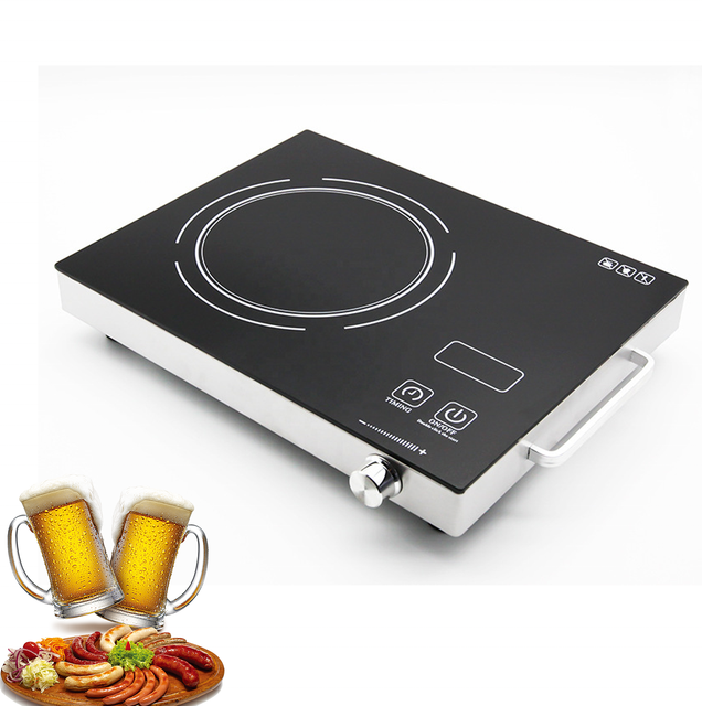 Household Ceramic Hob Cooktop 2200W Stainless Steel Nobel Electric Infrared Cooker Spare Parts PCBA Infrared Heating Plate