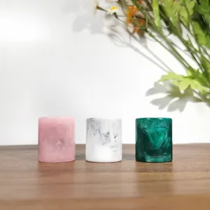kundendefinierte farbe zylindrische marmorfarbe elegante einzigartige farbe passende parfümabdeckung für flasche