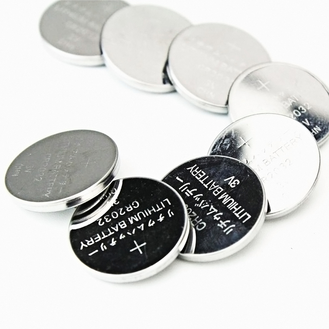 Great Quality Super Duration CE Rohs CR2032 3V 210mAh Primary Lithium Coin Cell Button Battery Bulk Pack