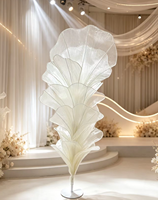 Décor de mariage personnalisé SFD, toile de fond géante en gaze artificielle faite à la main pour les centres de table de mariage