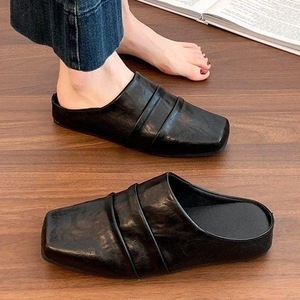 Zapatos Planos de Cuero Estilo Ballet con Pliegues Suaves 2026, Zapatos Casuales Unisex con Punta Cuadrada - Product Image 4