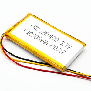 High Discharge Rechargeable <strong>Lipo</strong> <strong>Battery</strong> 1260110 3.7v <strong>10000mAh</strong> Polymer <strong>Battery</strong> for Power Bank - Product Image 3