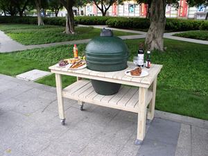 SEB KAMADO Barbacoa al aire libre Ahumador Tamaño grande Huevo verde Parrilas de acero alimentado con carbón Barbacoa de leña - Product Image 2