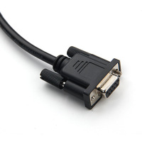 Pasokan pabrik kualitas tinggi kabel KVM kustom Molex 16P laki-laki ke D-SUB 9P perakitan kabel Video perempuan
