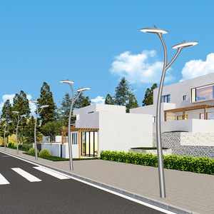Lampadaire LED 3m en aluminium IP65 étanche, moderne, pour extérieur, jardin, villa, aménagement paysager - Product Image 3