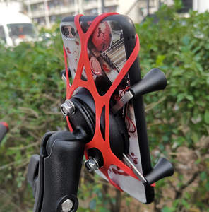 Support de téléphone pour vélo, flexible, portable, sécurisé, avec bandes en silicone, fixation sur guidon, support de téléphone, accessoires pour téléphone portable - Product Image 4