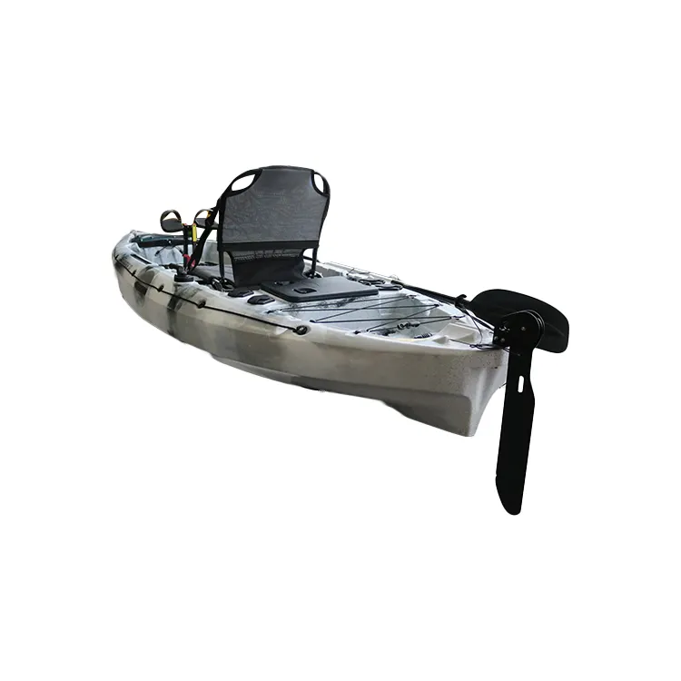 Vendita calda a buon mercato vendita personalizzata di Kayak, Kayak Tandem Hdpe, moto d'acqua pedaliera in plastica blu stabilizzatore Canoa 3.1 - 4m