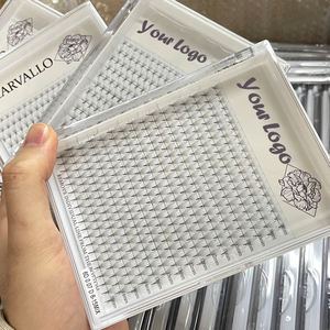 Pestañas Ultra Rápidas Preformadas 0.03 0.05 0.07 0.10 Base Fina y Puntiaguda Pestañas Preformadas 20D 25D 30D de Visón Sintético - Product Image 1