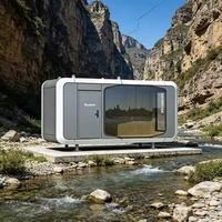 Maison préfabriquée en acier Royalstar F16 de 20 pieds, maison préfabriquée moderne en acier léger pour appartement, bureau, hôtel, boutique, glamping, villa