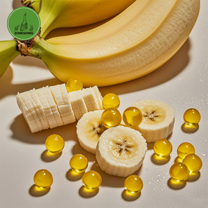 Explotando con sabor 1,3 kg Sabor a plátano Popping <span class=keywords><strong>Bobba</strong></span> para bebidas de té de burbujas - Product Image 3