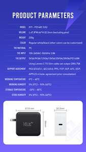<span class=keywords><strong>Chargeur</strong></span> rapide portable d'origine version américaine à port unique Type C PD3.1 Gan 140W, adaptateur secteur USB C PD 3.1 pour <span class=keywords><strong>MacBook</strong></span> <span class=keywords><strong>Pro</strong></span> - Product Image 3
