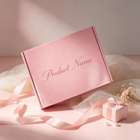 Boîte d'emballage pliante en carton ondulé de luxe recyclé avec logo personnalisé imprimé pour l'expédition et le stockage de vêtements