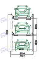 Système de stockage de véhicules automatique certifié CE, gain de place, solution de stationnement verticale pour garage résidentiel, élévateur de stationnement