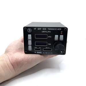 Transceptor <span class=keywords><strong>SDR</strong></span> USDX-ATU Multimodo de 8 Bandas HF para Radioaficionados <span class=keywords><strong>QRP</strong></span> CW con Sintonizador de Antena ATU-100 Integrado y Pantalla OLED Dual - Product Image 3