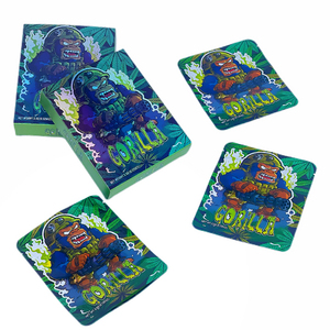 Sacs Mylar Exotiques avec Boîte 3.5g, Imprimés Holographiques Mat Anti-Odeur, en Stock, Ensemble d'Emballage - Product Image 3