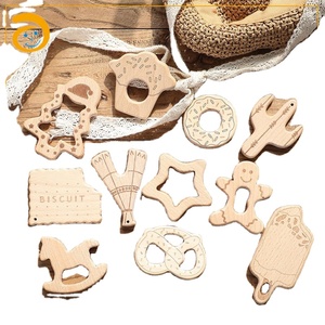 Mordedor de madera de haya Natural personalizado <span class=keywords><strong>para</strong></span> bebé, juguete de dentición al <span class=keywords><strong>por</strong></span> <span class=keywords><strong>mayor</strong></span> - Product Image 1