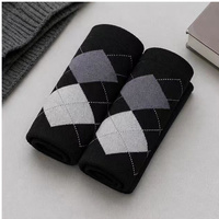 Chaussettes de compression en nylon tricoté pour hommes et femmes, pour sports de plein air, à haute pression, mi-hautes, noires et blanches, pour l'automne, vente en gros