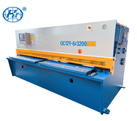 Découpeuse de conseil de QC12Y-6x3200 avec le PLC de vitesse de moteur de pompe pour des industries de construction