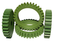 Engrenage en nylon plastique autolubrifiant sur mesure avec arbre d'engrenage de transmission de précision industrielle