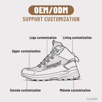 Chaussures de randonnée imperméables pour hommes et femmes, couleur olive, fabriquées sur mesure par Hanagal Factory, Zapatos De Cuero Para Senderismo