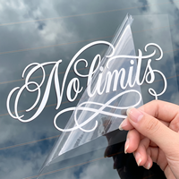 Cinta de Transferencia de Logotipo 3D Impresa Personalizada para Decoración de Autos, Calcomanía para Ventanas de Vehículos, Flota, Motocicleta, Scooter, Adhesivo Reflectante