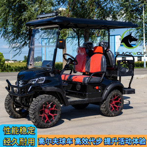 Voiturette de golf électrique 4 roues en alliage d'aluminium, design moderne, durable, pour complexe hôtelier, parc, campus, aéroport - Product Image 3