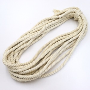RW売れ筋8mm10mm12mmカラフル3ストランドソフトドローコード編組コットンロープマクラメコードツイストロープ - Product Image 5