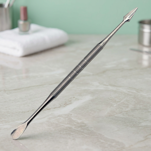 ASAP Professional Eco-Friendly Stainless Steel Dual-End Double Head Cuticle Pusher Remover Disposable Nail Care <b>Tool</b> for Clean - Product Image 3