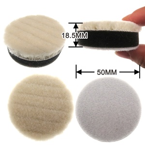 Set di 9 Tamponi Lucidanti in <span class=keywords><strong>Spugna</strong></span> con Velcro da 2 Pollici, Kit di Tamponi in Schiuma Arancione per <span class=keywords><strong>Lucidatura</strong></span> e Ceratura <span class=keywords><strong>Auto</strong></span> - Product Image 3
