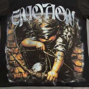 Cross-border New Collection European American Streetwear <strong>Brand</strong> MIXED EMOTIONvintage Urban <strong>Rock</strong> Round-neck 100% Cotton - Product Image 6