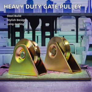 <span class=keywords><strong>Roue</strong></span> à poulie en acier robuste de conception industrielle moderne <span class=keywords><strong>pour</strong></span> portes coulissantes dans les applications d'entrepôts et d'hôtels Rouleaux de porte et de fenêtre - Product Image 2