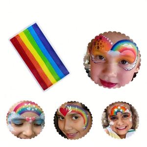 OEM Professional Glow-in-the-Dark Neon Art Facepaint Palette for Halloween Children's Use Skin Harmless Colorful Plastic Body - Product Image 2
