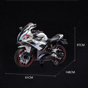 3-15岁儿童成人特大号可充电电动摩托车玩具车，带电池电源双座 - Product Image 6