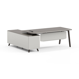 Calidad estable, verde y protección del medio ambiente, estilo minimalista, escritorio de oficina de madera contrachapada, adecuado para el gerente de la Oficina. - Product Image 1