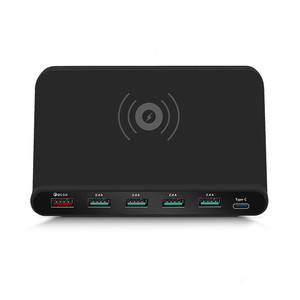 <span class=keywords><strong>Cargador</strong></span> rápido 3 en 1 tipo C, 5 puertos USB, <span class=keywords><strong>cargador</strong></span> inalámbrico para iphone 14 Pro Max, <span class=keywords><strong>samsung</strong></span> <span class=keywords><strong>Galaxy</strong></span> S22, productos al por mayor, 3,0 - Product Image 1