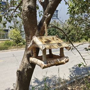 גן משלוח האכלת קערת וטהור לחיות מחמד בית ציפור עץ קיר הר ציפור כלוב לנשימה - Product Image 5