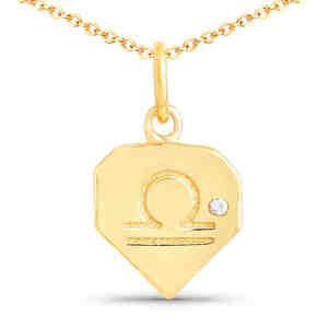 Luxe 925 Sterling Silver Constellation Collier Topaze Lunette Réglage Or Rhodium Plaqué Fine Pendentifs Grand Cadeau pour Zodiaque - Product Image 3