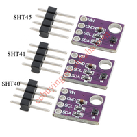 Nouveau Original GY- SHT40 SHT41 SHT45 Module de capteur de température et d'humidité numérique Communication I2C haute précision