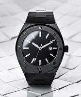 Nouvelle montre-bracelet de style PR pour hommes 42mm OEM personnaliser marque privée en acier inoxydable cadran coloré luxe argent montre pour hommes